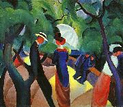 August Macke Promenade oil painting artist